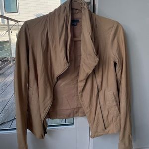 Caramel Colored Vince Leather Jacket